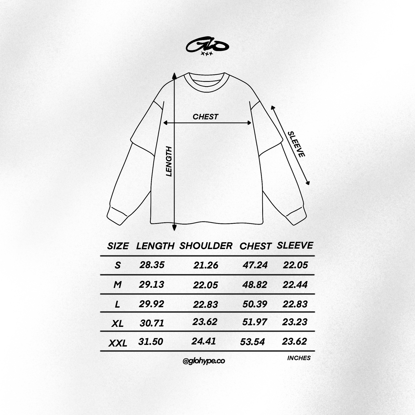 GLOHYPE “YOUR WORLD YOUR RULES” LONG SLEEVE