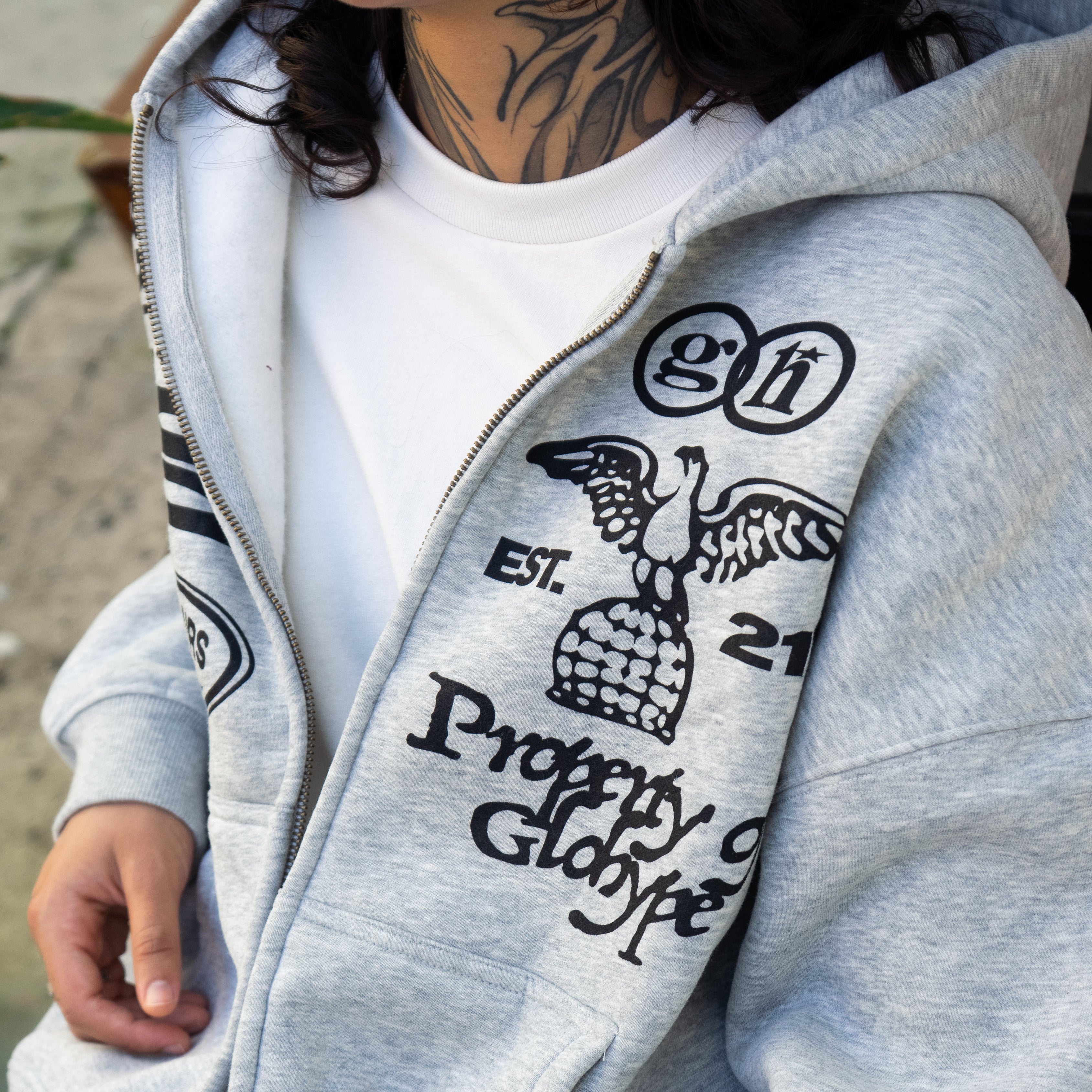 GLOHYPE ZIP HOODIE