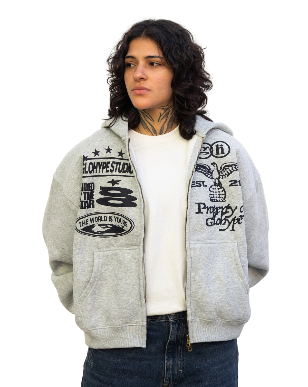 GLOHYPE ZIP HOODIE